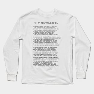 IF Rudyard Kipling Long Sleeve T-Shirt